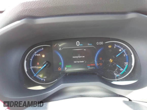 2022 Toyota RAV4 XSE with VIN JTMEB3FV8ND090664, listed as a IAAI auction lot 42465718 with 22,227 mi miles and . Bid and sale history available at DreamBid. Image 7.