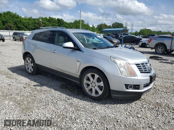 2013 Cadillac SRX Performance Collection with VIN 3GYFNHE37DS645878, listed as a Copart auction lot 55489525 with Not provided miles and Salvage title. Bid and sale history available at DreamBid. Image 4.