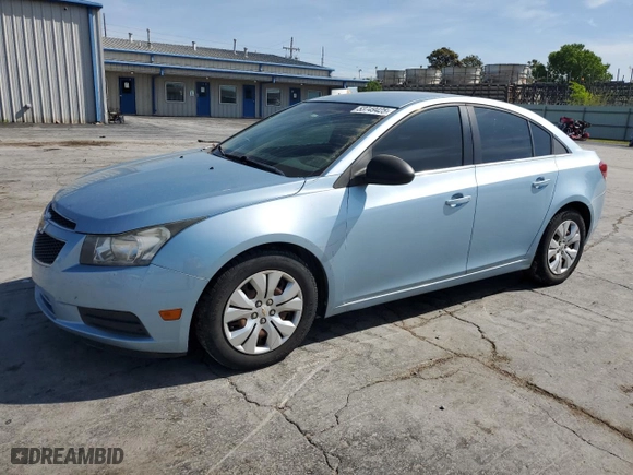 2012 Chevrolet Cruze LS with VIN 1G1PC5SH9C7199947, listed as a Copart auction lot 53749425 with 116,843 mi miles and Clean Title. Bid and sale history available at carsss.com. Image 1.