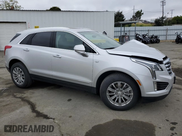 2017 Cadillac XT5 Luxury AWD with VIN 1GYKNDRS8HZ242106, listed as a Copart auction lot 53169585 with 38,432 mi miles and Salvage Title. Bid and sale history available at carsss.com. Image 4.