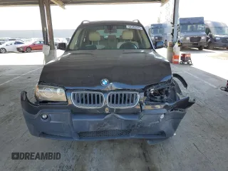 2005 BMW X3 3.0i z VIN WBXPA93435WD11740, wystawiony jako Copart lot #52363245 z przebiegiem 186 596 mil mil oraz Szkoda całkowita • Salvage title. Historia ofert i sprzedaży dostępna na DreamBid. Obrazek 5.