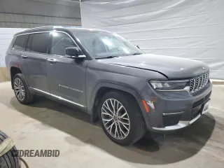 2022 Jeep Grand Cherokee Summit Reserve with VIN 1C4RJKET0N8590504, listed as a Copart auction lot 55561345 with 30,647 mi miles and Salvage title. Bid and sale history available at DreamBid. Image 4.
