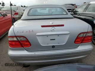 2003 Mercedes-Benz CLK 430 with VIN WDBLK70G53T141578, listed as a Copart auction lot 74977354 with 35,736 mi miles and Salvage Title. Bid and sale history available at DreamBid. Image 6.