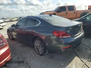 2021 Genesis G70 2.0T with VIN KMTG34LA8MU066796, listed as a Copart auction lot 76107304 with 0 mi miles and Non Repairable. Bid and sale history available at carsss.com. Image 2.