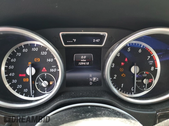 2015 Mercedes-Benz GL-Class GL 450 with VIN 4JGDF6EE9FA531512, listed as a Copart auction lot 61120853 with 109,418 mi miles. Bid and sale history available at carsss.com. Image 9.