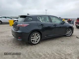 2017 Lexus CT 200h with VIN JTHKD5BH8H2289060, listed as a Copart auction lot 55326975 with 97,580 mi miles and Salvage title. Bid and sale history available at DreamBid. Image 3.