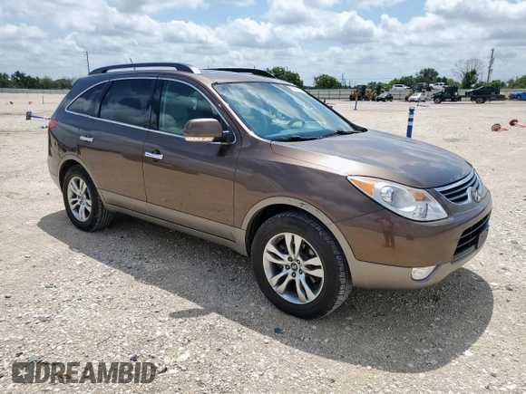 2012 Hyundai Veracruz Limited with VIN KM8NU4CC3CU187363, listed as a Copart auction lot 61385235 with 198,228 mi miles and Clean title. Bid and sale history available at DreamBid. Image 4.