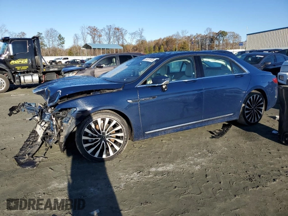 2018 Lincoln Continental Black Label with VIN 1LN6L9BC4J5612294, listed as a Copart auction lot 84707974 with 74,027 mi miles and Salvage Title. Bid and sale history available at DreamBid. Image 1.