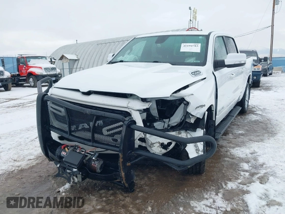 2019 Ram 1500 Big Horn with VIN 1C6SRFFT4KN898375, listed as a IAAI auction lot 41194783 with 54,513 mi miles and . Bid and sale history available at DreamBid. Image 6.