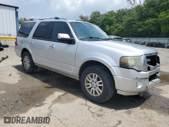 2014 Ford Expedition Limited with VIN 1FMJU1K56EEF33810, listed as a Copart auction lot 56986535 with 378,224 mi miles and Salvage title. Bid and sale history available at DreamBid. Image 4.
