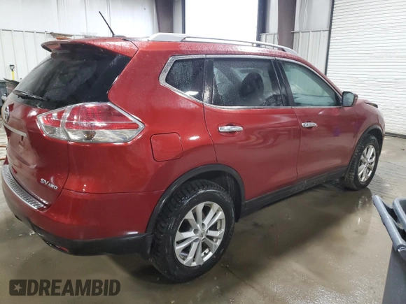 2016 Nissan Rogue SL with VIN 5N1AT2MV8GC889020, listed as a Copart auction lot 43155455 with 134,841 mi miles and Salvage Title. Bid and sale history available at DreamBid. Image 3.