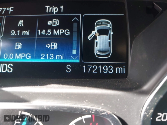 2014 Ford Escape SE with VIN 1FMCU9G92EUB32926, listed as a IAAI auction lot 42273922 with 172,193 mi miles and . Bid and sale history available at DreamBid. Image 15.