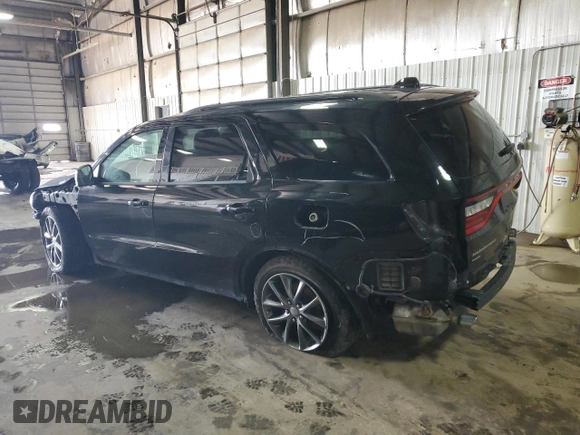 2017 Dodge Durango GT with VIN 1C4RDJDG9HC814439, listed as a Copart auction lot 53280975 with 106,286 mi miles and Salvage title. Bid and sale history available at DreamBid. Image 2.