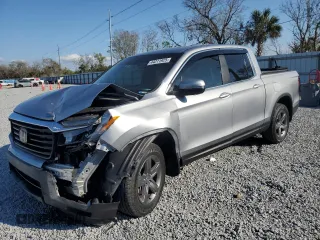 2021 Honda Ridgeline RTL z VIN 5FPYK3F53MB019934, wystawiony jako Copart lot #44211925 z przebiegiem 44 108 mil mil oraz Nie do naprawy • Non repairable. Historia ofert i sprzedaży dostępna na DreamBid. Obrazek 1.