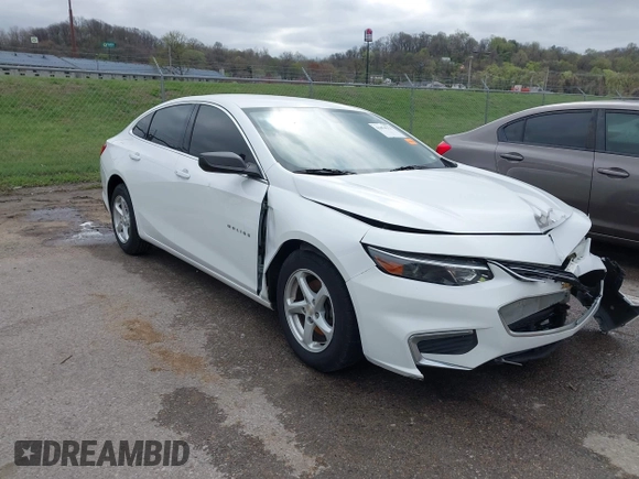 2017 Chevrolet Malibu LS with VIN 1G1ZB5ST6HF141436, listed as a IAAI auction lot 41894113 with 154,521 mi miles and . Bid and sale history available at carsss.com. Image 1.