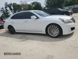 2014 Hyundai Equus Ultimate z VIN KMHGH4JH1EU082951, wystawiony jako Copart lot #70899644 z przebiegiem 166 501 mil mil oraz Szkody całkowita. Historia ofert i sprzedaży dostępna na DreamBid. Obrazek 4.
