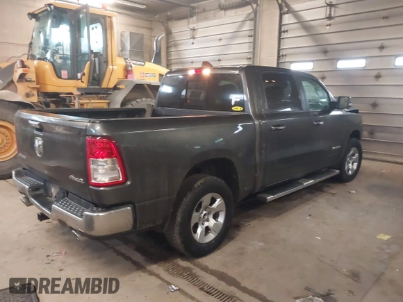 2020 Ram 1500 Big Horn with VIN 1C6SRFFT8LN394980, listed as a IAAI auction lot 41677436 with 93,654 mi miles. Bid and sale history available at carsss.com. Image 4.