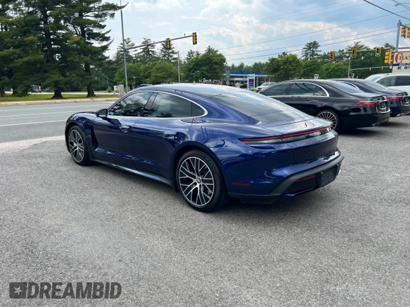 2020 Porsche Taycan Turbo with VIN WP0AC2Y10LSA71456, listed as a Copart auction lot 60939295 with 152,624 mi miles and Clean title. Bid and sale history available at DreamBid. Image 4.
