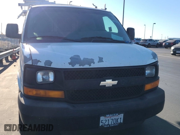 2013 Chevrolet Express Cargo with VIN 1GCWGFCA6D1142155, listed as a IAAI auction lot 42670323 with 213,723 mi miles and . Bid and sale history available at DreamBid. Image 17.