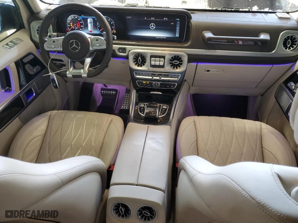 2021 Mercedes-Benz G-Class AMG G 63 with VIN W1NYC7HJ3MX415867, listed as a Copart auction lot 83554634 with 20,911 mi miles and Non Repairable. Bid and sale history available at carsss.com. Image 8.