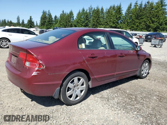 2008 Honda Civic LX z VIN 1HGFA16568L071361, wystawiony jako Copart lot #57340675 z przebiegiem 186 658 mil mil oraz Szkoda całkowita • Salvage title. Historia ofert i sprzedaży dostępna na DreamBid. Obrazek 3.