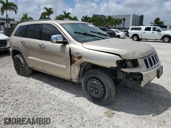 2014 Jeep Grand Cherokee Limited with VIN 1C4RJEBG5EC157444, listed as a Copart auction lot 51745095 with 126,680 mi miles and Salvage Title. Bid and sale history available at carsss.com. Image 4.