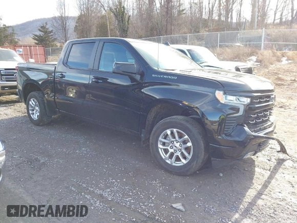 2023 Chevrolet Silverado 1500 RST with VIN 3GCUDEE80PG341292, listed as a IAAI auction lot 41558317 with 1 mi miles. Bid and sale history available at carsss.com. Image 1.
