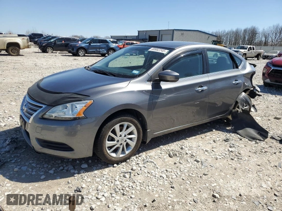 2015 Nissan Sentra SR with VIN 3N1AB7AP1FY372953, listed as a Copart auction lot 88982245 with 162,610 mi miles and Salvage Title. Bid and sale history available at DreamBid. Image 1.