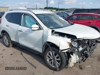 2019 Nissan Rogue SV with VIN KNMAT2MT0KP541667, listed as a IAAI auction lot 42299801 with 135,381 mi miles and . Bid and sale history available at DreamBid. Image 1.
