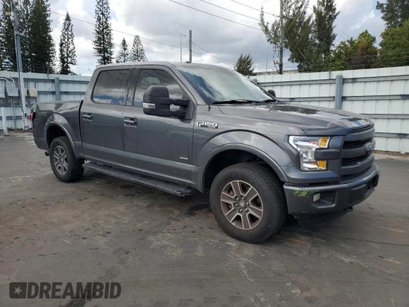 2015 Ford F-150 XLT with VIN 1FTEW1EP9FFB46015, listed as a Copart auction lot 46053995 with 113,883 mi miles and Salvage Title. Bid and sale history available at carsss.com. Image 4.