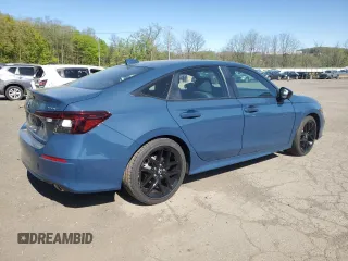 2025 Honda Civic Sport with VIN 2HGFE2F54SH519305, listed as a Copart auction lot 54912895 with 6,146 mi miles and Salvage title. Bid and sale history available at DreamBid. Image 3.