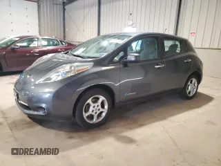 2013 Nissan LEAF SV with VIN 1N4AZ0CP5DC413335, listed as a Copart auction lot 62830745 with 70,355 mi miles and Salvage title. Bid and sale history available at DreamBid. Image 1.
