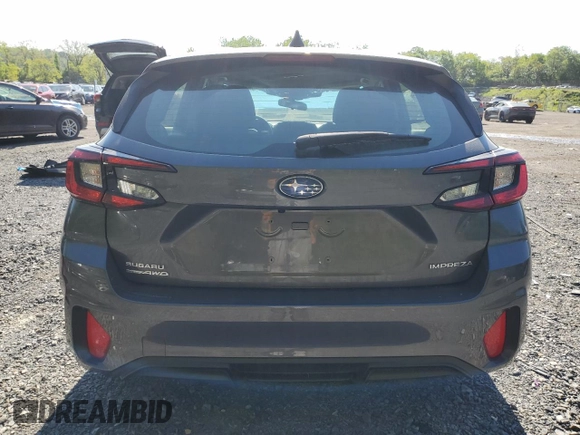 2024 Subaru Impreza с VIN JF1GUABC9R8361070, выставлен на аукционе Copart как лот 56525765 с пробегом 17 804 миль миль и Списание • Salvage title. История ставок и продаж доступна на DreamBid. Изображение 6.