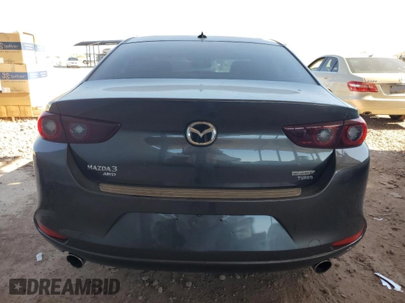 2022 Mazda 3 2.5 Turbo with VIN JM1BPBAY5N1508986, listed as a Copart auction lot 58207155 with 53,601 mi miles and Salvage title. Bid and sale history available at DreamBid. Image 6.