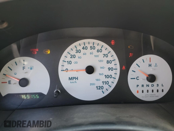 2007 Chrysler Town & Country LX with VIN 2A4GP44R17R258841, listed as a Copart auction lot 54401695 with 155,155 mi miles and Salvage Title. Bid and sale history available at DreamBid. Image 9.