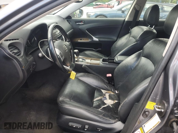 2012 Lexus IS 250 z VIN JTHCF5C25C5056981, wystawiony jako Copart lot #59938865 z przebiegiem 263 985 mil mil oraz Szkoda całkowita • Salvage title. Historia ofert i sprzedaży dostępna na DreamBid. Obrazek 7.