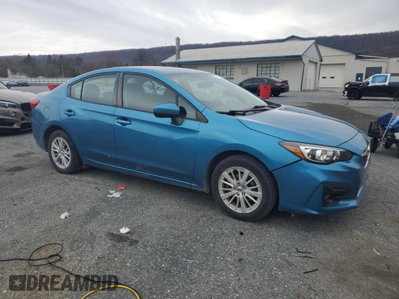 2017 Subaru Impreza Premium with VIN 4S3GKAD62H3606634, listed as a Copart auction lot 51037715 with 100,346 mi miles and Salvage title. Bid and sale history available at DreamBid. Image 4.