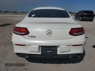 2017 Mercedes-Benz C 300 with VIN WDDWJ4JB9HF508609, listed as a Copart auction lot 49128035 with 39,785 mi miles and Salvage Title. Bid and sale history available at carsss.com. Image 6.