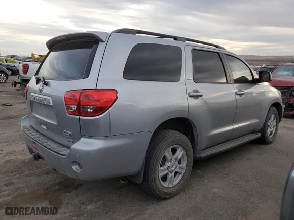 2016 Toyota Sequoia SR5 with VIN 5TDBW5G16GS136367, listed as a Copart auction lot 49160455 with 166,533 mi miles and Salvage Title. Bid and sale history available at carsss.com. Image 3.