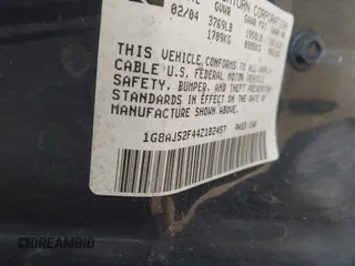 2004 Saturn ION with VIN 1G8AJ52F44Z182457, listed as a IAAI auction lot 41955387 with 226,414 mi miles. Bid and sale history available at carsss.com. Image 9.