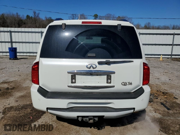 2010 Infiniti QX56 with VIN 5N3ZA0NF3AN905874, listed as a Copart auction lot 58995905 with 284,995 mi miles and Salvage title. Bid and sale history available at DreamBid. Image 6.