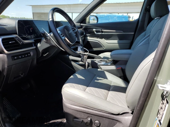 2024 Kia Telluride EX with VIN 5XYP3DGCXRG473232, listed as a Copart auction lot 52241595 with 14,757 mi miles and Salvage title. Bid and sale history available at DreamBid. Image 7.