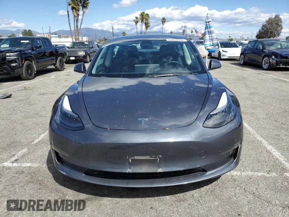 2022 Tesla Model 3 Long Range with VIN 5YJ3E1EB5NF271921, listed as a Copart auction lot 51012635 with 47,761 mi miles and Salvage Title. Bid and sale history available at carsss.com. Image 5.