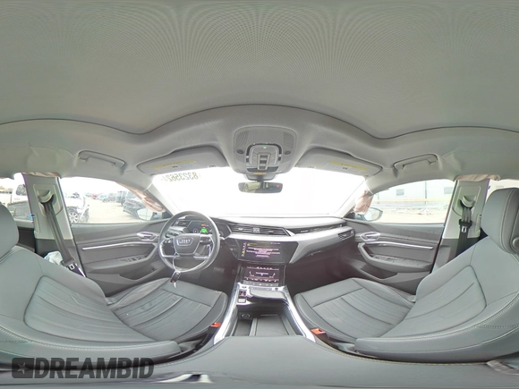 2022 Audi e-tron Premium with VIN WA1AAAGE4NB042461, listed as a Copart auction lot 83235624 with 10,991 mi miles and Salvage title. Bid and sale history available at DreamBid. Image 14.