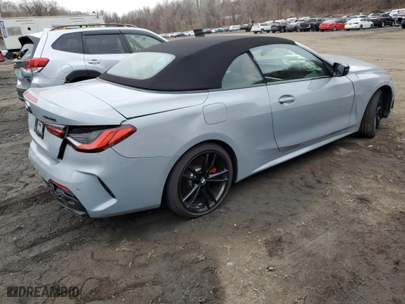2024 BMW 4 Series M440i xDrive with VIN WBA63AT06RCP05994, listed as a Copart auction lot 48021625 with 5,077 mi miles and Salvage Title. Bid and sale history available at carsss.com. Image 3.
