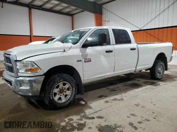 2012 Ram 2500 ST with VIN 3C6TD5HT9CG112607, listed as a Copart auction lot 46164265 with 254,346 mi miles and Clean Title. Bid and sale history available at carsss.com. Image 1.