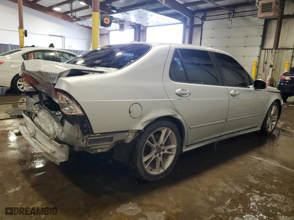 2006 Saab 9-5 with VIN YS3ED45G163518948, listed as a Copart auction lot 89376355 with 118,477 mi miles and Salvage Title. Bid and sale history available at carsss.com. Image 3.