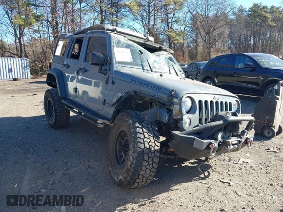 2014 Jeep Wrangler Unlimited Rubicon with VIN 1C4BJWFG3EL248164, listed as a IAAI auction lot 41290490 with 116,383 mi miles. Bid and sale history available at carsss.com. Image 1.