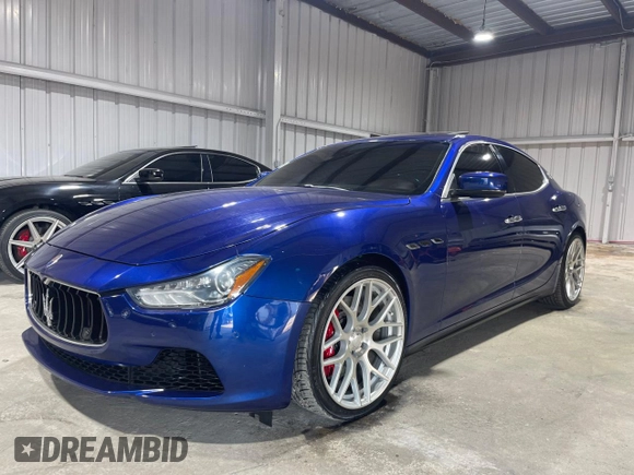 2014 Maserati Ghibli S Q4 z VIN ZAM57RTA0E1087454, wystawiony jako Copart lot #84060514 z przebiegiem 58 880 mil mil oraz Szkody całkowita. Historia ofert i sprzedaży dostępna na DreamBid. Obrazek 2.