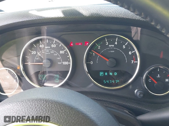 2015 Jeep Wrangler Unlimited Sahara with VIN 1C4HJWEG6FL556460, listed as a IAAI auction lot 42066648 with 54,747 mi miles. Bid and sale history available at carsss.com. Image 7.